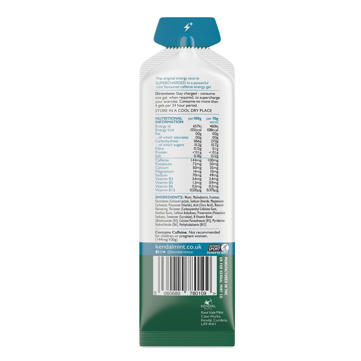 KMC NRG GEL+ Mint Flavour Caffeine Bundle L (48x70g Gels)-4